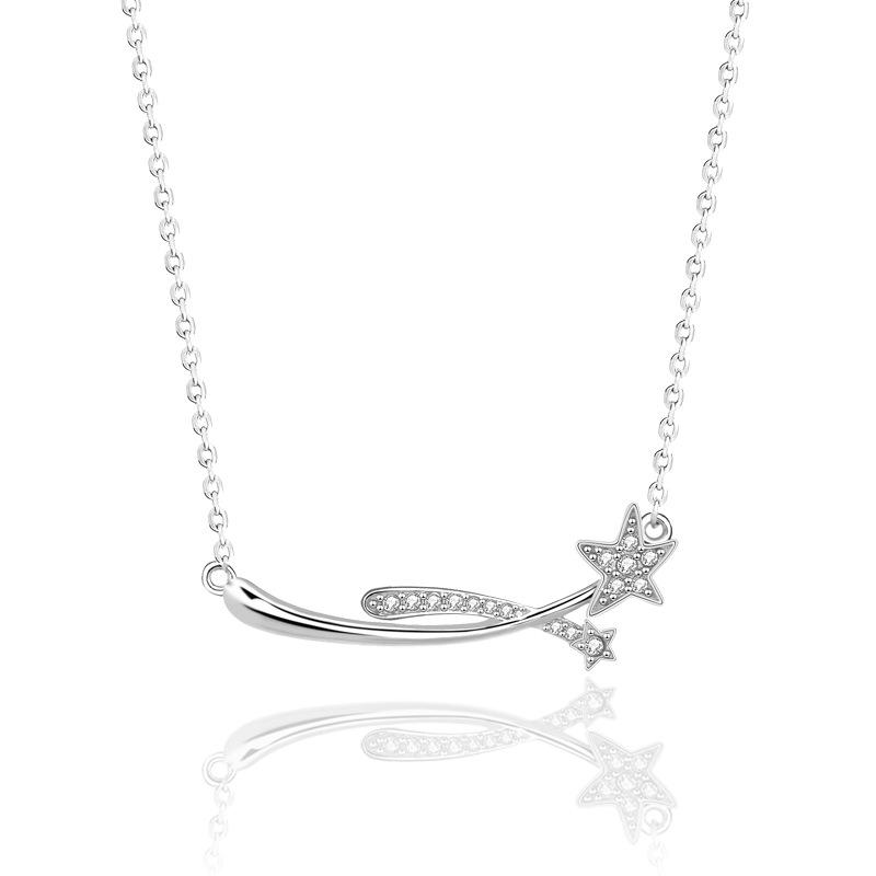 

Ожерелье Li Ming Starry Sky Meteor Shower - Серебро 925 пробы, корейская мода для женщин. 925 Sterling Silver