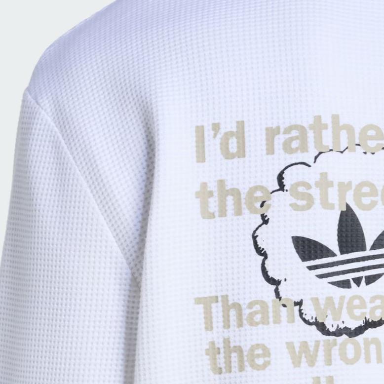 Adidas Originals Originals Waffle Workwear logo-detail long-sleeved T-shirt KG6440