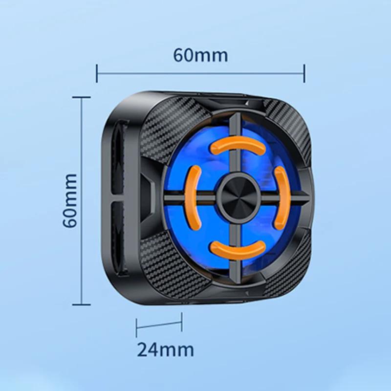 X79 Magnetic Cell Phone Cooler Mobile Phone Radiator Cooling Fan Semiconductor for Gaming