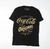 Męska czarna koszulka z nadrukiem graficznym Coca-Cola, Rozmiar S
