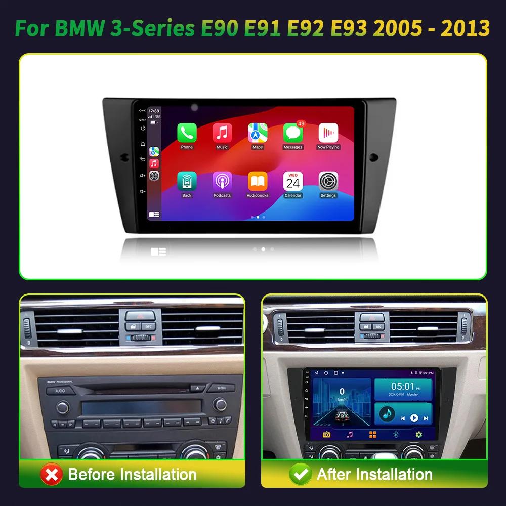 For BMW 3 Series E90 E91 E92 E93 2005-2013 Car Auto Radio Multimedia Navigation Stereo GPS Android  Carplay 2 Din Screen