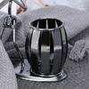 Metal Pencil Pot Pen Holder Vase Desk Tidy School Office Container Organizer Stationery Supplies