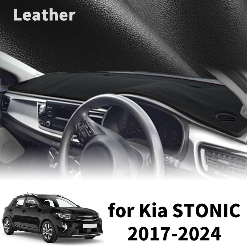 For Kia STONIC 2017 2018 -2024 High Quality Dashboard Cover Dashmat Sunshade Anti‑UV Protector Dash Mat Pad Accessories