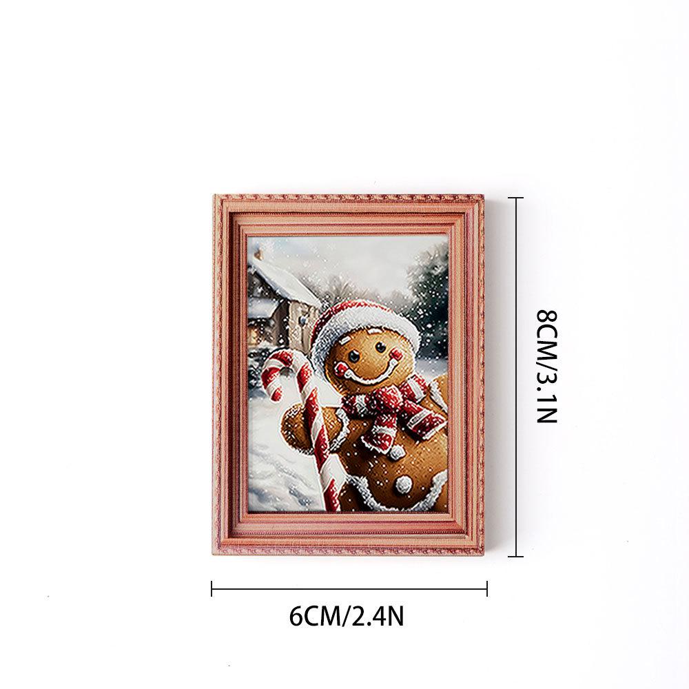 Retro Christmas Photo Frame Magnetic Sticker: Perfect Party Atmosphere Decoration