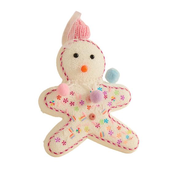 Seasonal Party Table Decorations Christmas Foam Ornament, Large Candy Cane Lollipop Gingerbread Gift Box Kids Safe Holiday Tree Hanging Decoration