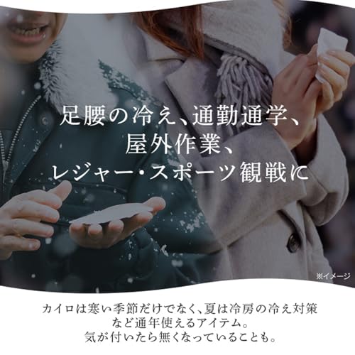 Iris Ohyama Disposable Kairo Non-adhesive Regular 60 Sheets Poka Family