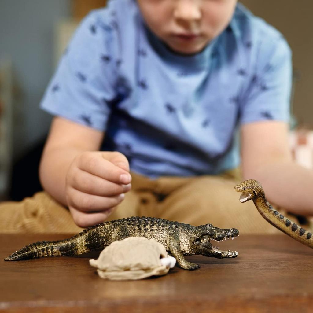 Schleich Wildlife Anaconda and Crocodile 42559