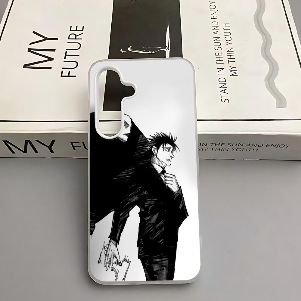 

Чехол для телефона J-Jujutsu Kaisen Hiromi Higuruma для Samsung A16 A56 A36 A26 A55 A54 A15 A35 A25 Белый 2-в-1 Гелевый чехол Galaxy A15 5G