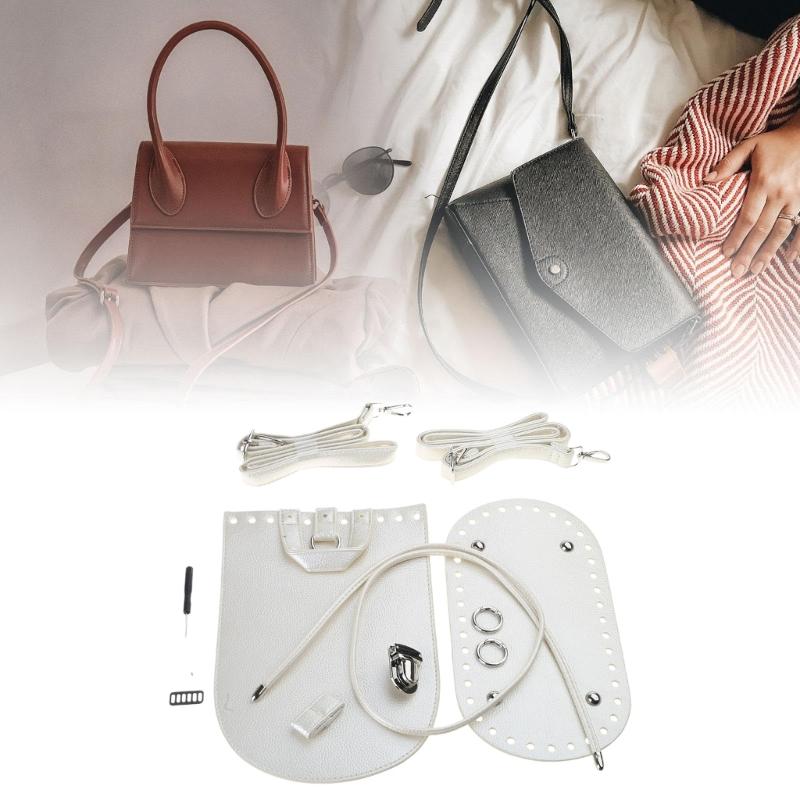 Handgemaakte Tas Maakset PU Leer Rugzak Maaksets All-matching Tas Bodem Tas Accessoires voor Breien