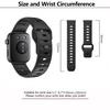 KALEBOL Silicone Watch Band for Huawei Watch Fit 4 Pro/Fit 4/Fit 3 Reverse Buckle Wrist Strap
