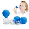 1Piece Silicone Vacuum Facial Cupping Pumping Type Dampness Tightening Face Dialing Tendon Plucking Cupping Scraping