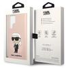 Karl Lagerfeld Klhcs23Lsnikbcp Sam S23 Ultra S918 Hardcase Pink/Różowy Silikonowy Ikonik