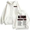 Alvaro Diaz Omakase Tour Merch Zip Up Hoodies Men Women Fashion Streetwear Sweatshirts Zipper Pullovers