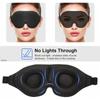1Pc/2Pcs/3Pcs 3D Eye Contour Sleep Mask Zero Eye Pressure Eye CoverSoft And Com Fortable To Help With Deep Sleep And Yoga Relaxation Adjustable Strap