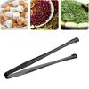 Pack of 3 Stainless Steel Kitchen Tongs with Long Handle for Safe Cooking and Baking In Deep Pots and On Grills