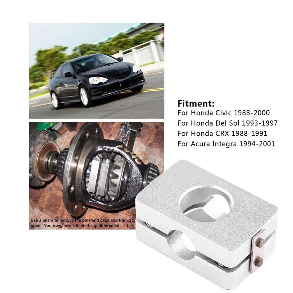 For Honda 1993-1997 Del Sol 1988-1991 CRX 1988-2000 Civic Silver LSD Stainless Steel Limited Slip Differential Conversion