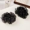 Elegant Retro Acrylic Star Bubble Claw Clip - Versatile Black Hair Accessory for Women