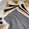 Simple and Solid Color Knitted A-line Umbrella Skirt, Half Length Skirt, Women's High Waist, Draped Feeling, Pleated Skirt