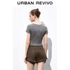 UR2026 Women's Textured Slim Short-Sleeve T-shirt
