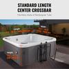 SucceBuy Hot Tub Cover Lift Spa Cover Lift, Hydraulic Height 33.1" - 41.3" Width 53.1" - 92.5" Adjustable Installed Underneath