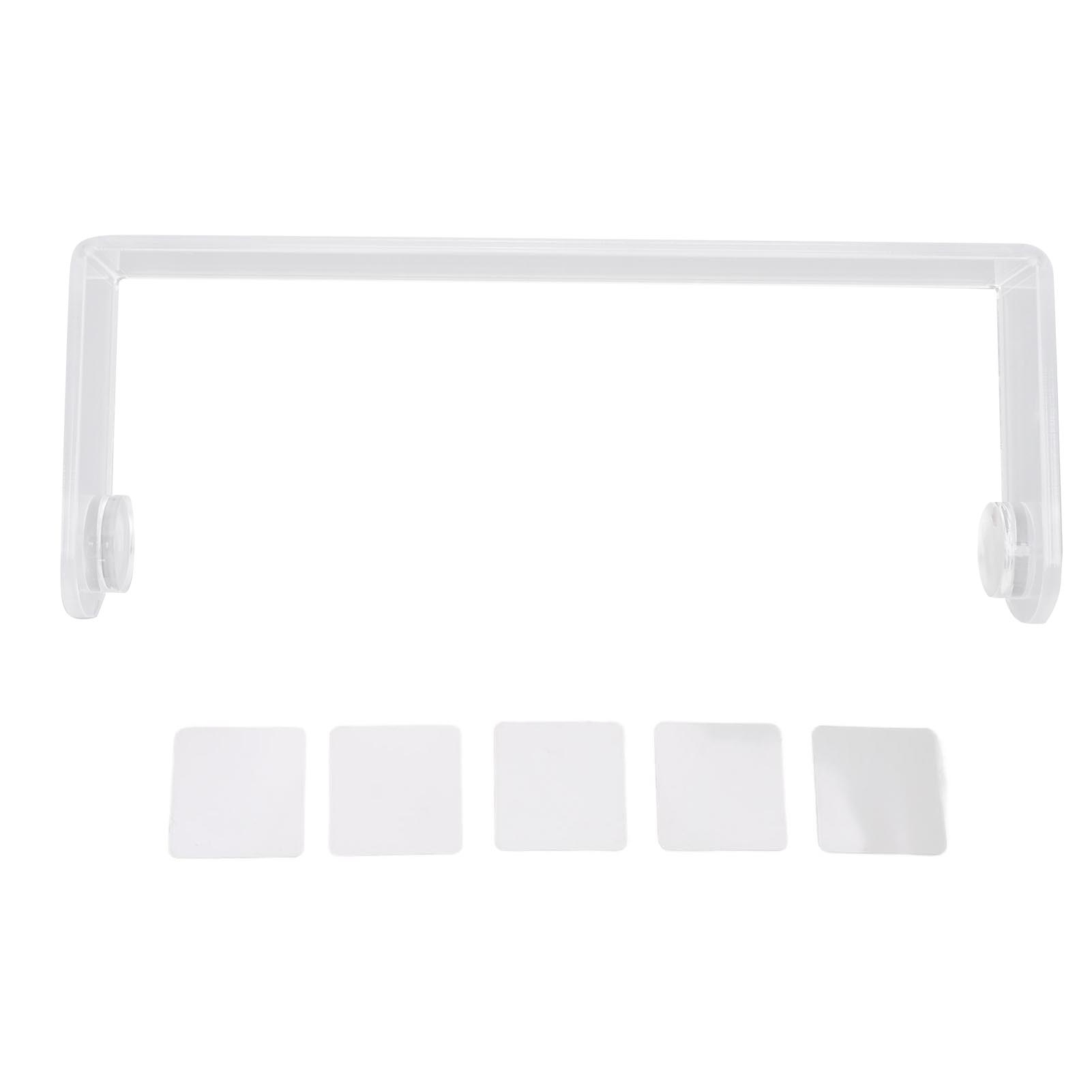 

Акриловый держатель для бумажных полотенец под шкаф Самоклеящаяся стойка для бумажных полотенец Диспенсер для кухонного рулона Для прозрачный