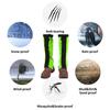 1 Par Utendørs Ben Gamasjer Justerbar Vanntett Menn Kvinner Vandring Klatring Snø Ski Jakt Snake Guard Snøstøvel Sko Gaiter Leg Protector Cover