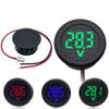 2PCS DC 5-100V LED Digital Display Circular Two-wire Voltmeter DC Digital Voltmeter Head Display Reverse Connection Protection