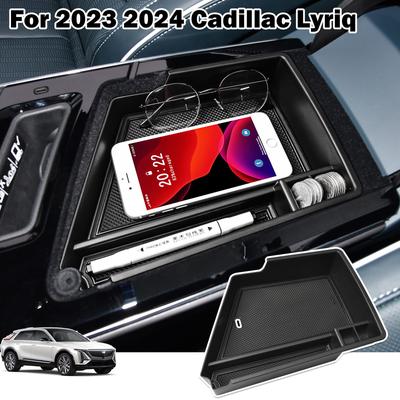 Organizator pentru consola centrală pentru Cadillac Lyriq Luxury 2024 Cadillac Lyriq (Tehnologie, Lux, Sport) Cutie de depozitare pentru cotiera auto