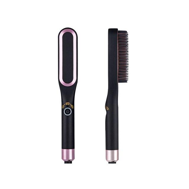 3 In 1 Multifunctional Hair Comb Brush Beard Straightener Hair Straighten Electric Beard Straightening Comb Hair Styler For Men