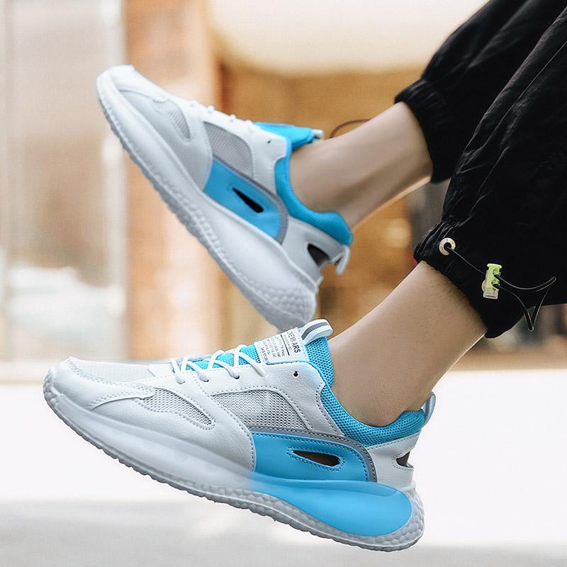 Men 'S Summer Mesh Breathable Soft Sole Shoes New Fashion Casual Men 'S Sports Shoes Thick Soledaddy Shoes Comfortable Men 'S Shoes