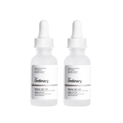 Matrixyl 10% + HA (2er Set) - 30ml x 2 Hochwirksame Peptid-Unterstützung für feine Linien & Elastizität