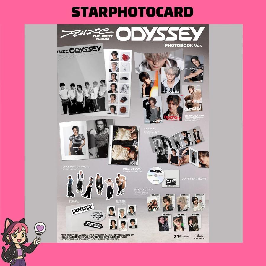 [KLAR PÅ LAGER] RIIZE - 1. Album: ODYSSEY