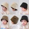 Kids Sun Hat Bucket for Boys Girls 1-6 Years Simple Spring Summer UV Protection Fisherman Cap Fashionable and Versatile