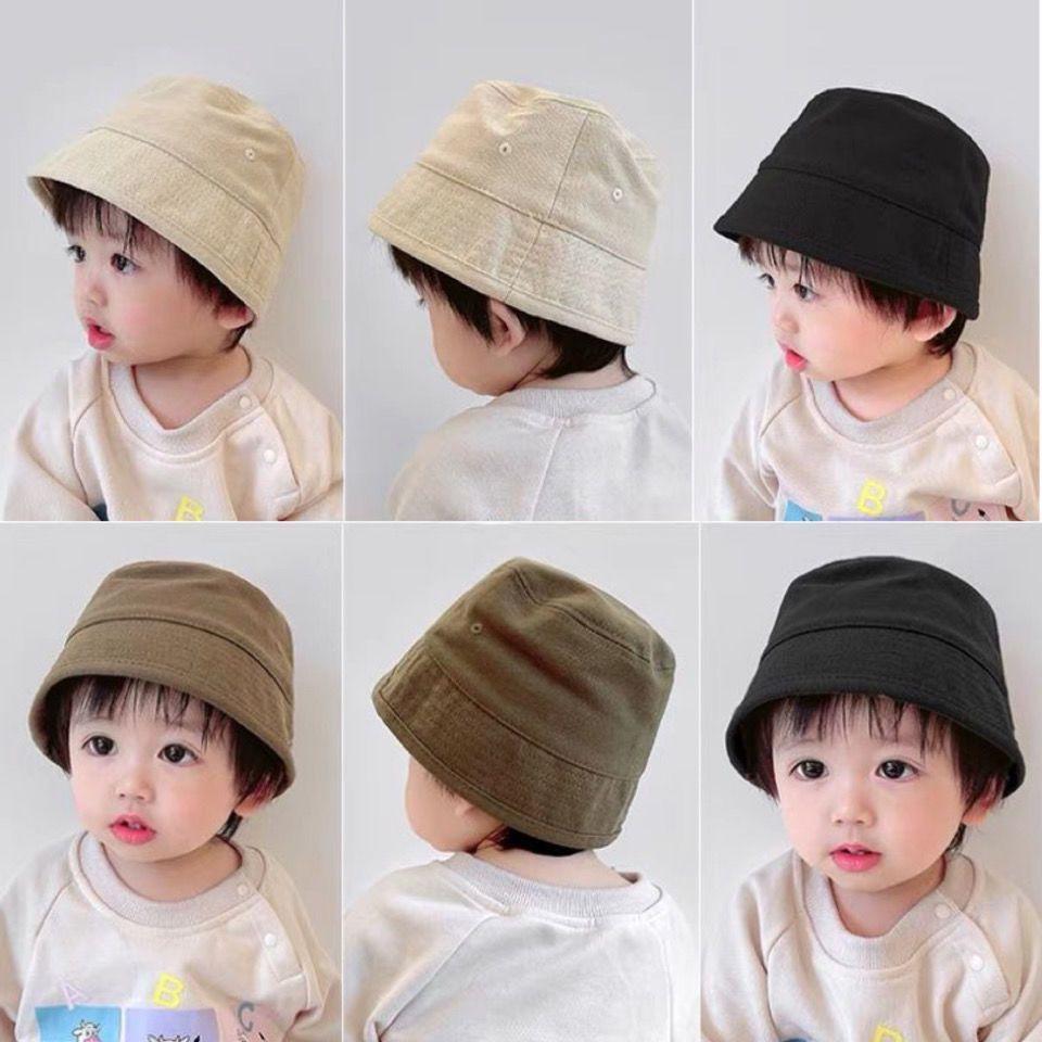 Kids Sun Hat Bucket for Boys Girls 1-6 Years Simple Spring Summer UV Protection Fisherman Cap Fashionable and Versatile