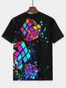 Children's T-shirt Top Clothes for Children Rubik's Cube T-shirty Kids Spring Clothes Children's Boy's Clothing Tops Shirts