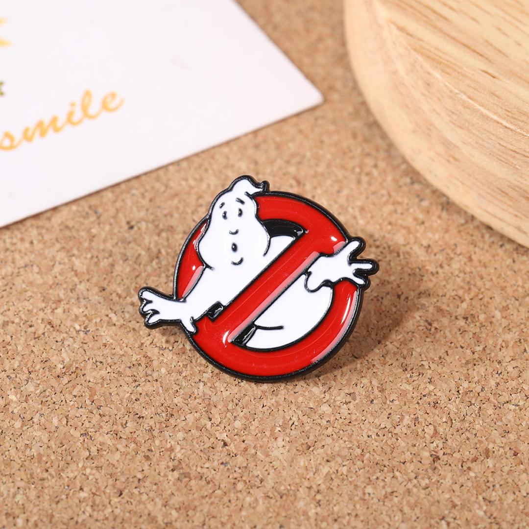 Ghostbusters Cartoon Metal Badge Brooch for Clothing