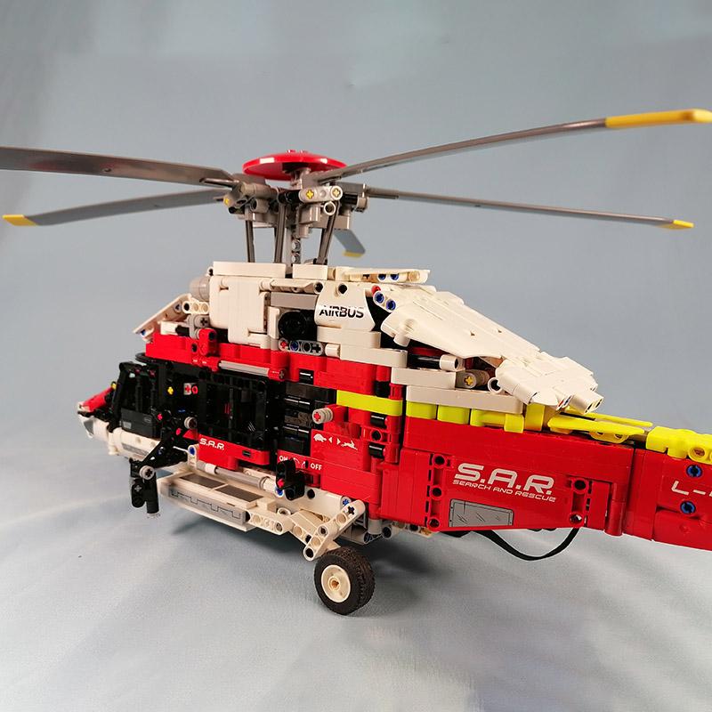 В наличии Технический Airbus Спасательный Вертолет Модель Строительный Блок Кирпичи — фото 5