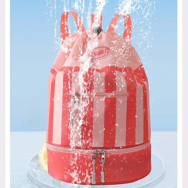 Children Swimming Bag Waterproof Dry Wet Separation Swimming Bags Training Sports Bag Kid Cartoon Backpack Boys Girls Beach Bag