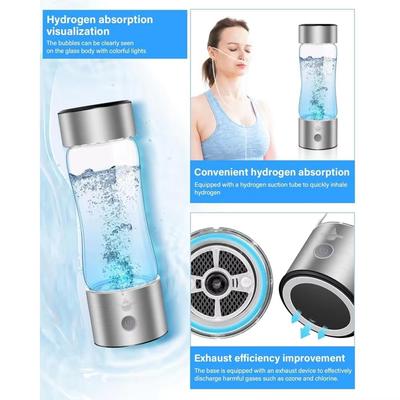 Hydrogen Water Bottle Generator with SPE PEM Technology Water Ionizer, Hydrohealth Hydrogen Water Machine Improve In 3 Minutes
