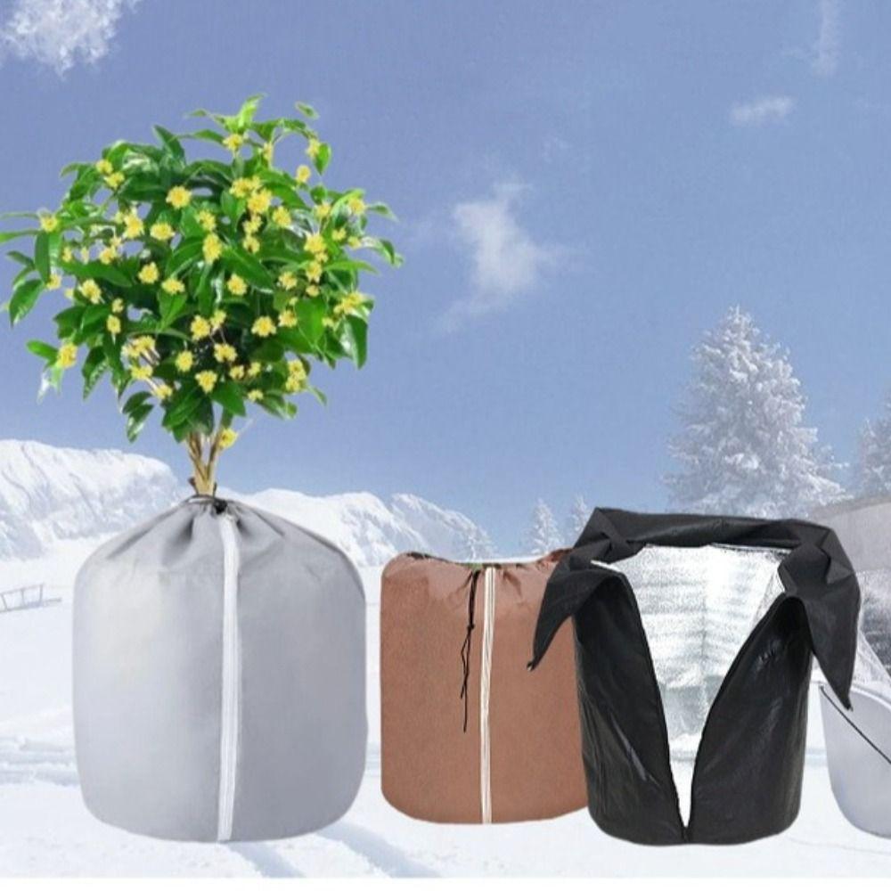 Oxford Cloth Thermal Pot Protector Breathable Winter Plant Cover Home Balcony Plants