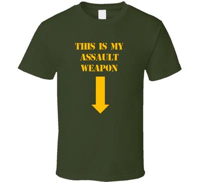 Das ist meine Angriffs-Waffe Lustiges Geschenk T-Shirt