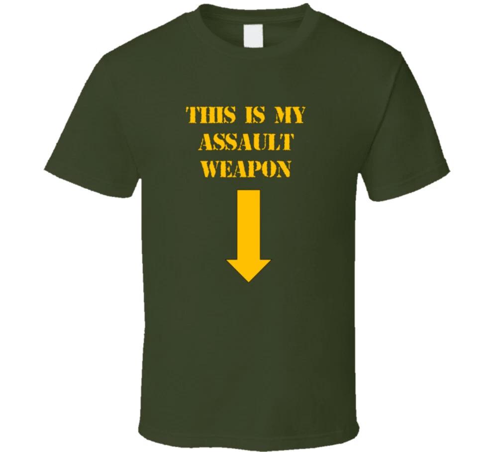 This Is My Assault Weapon Funny Gift T Shirt 2XL