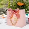 20/50pcs Thank You Gift Bags Reusable Paper Party Bags with Handles Gold Bow Ribbon Mini Pink Party Favor Bags for Birthday