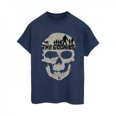 The Goonies Womens/Ladies Map Skull Cotton Boyfriend T-Shirt