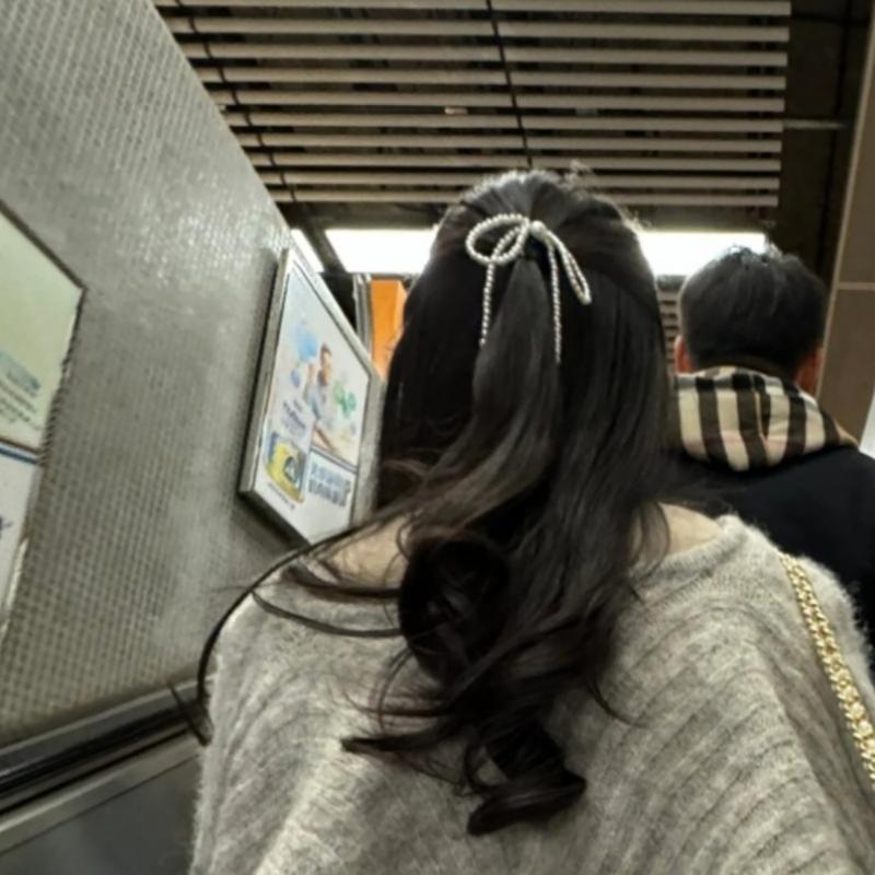 Artificial Pearls Bowtie Hairpin Duckbills Clip Barrettes Braids Clip Hair Decors