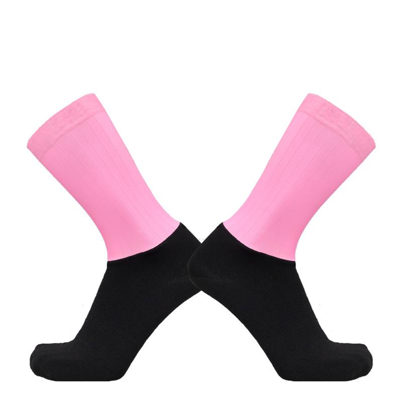 New Summer Breathable Cycling Socks Men Anti Slip Seamless Aero Bike Wearproof Road Calcetines Ciclismo