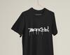Banksy Street Art Painting Tag / Heavyweight Cotton Unisex T Shirt with Print Tee Top