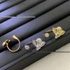 Elegant Shangmei Gold Bee Open Ring for Women