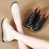 Womens Comfortable Mid Heel Casual Shoes  5CM Platform Sneakers Size 43 Breathable Thick Sole