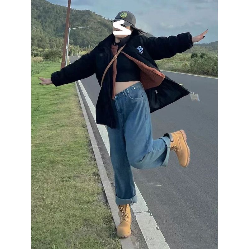 

150.00кг Очень большой размер Мода Большой размер Женский плащ Деним Blue 2XL